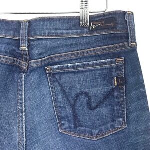 Citizens of Humanity Kelly 063 Low Waist Cropped Jeans Blue Stretch SZ 28 30x23